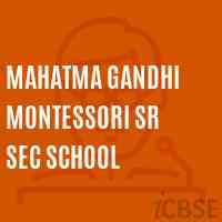 Mahatma Gandhi Montessori Sr Sec School Logo