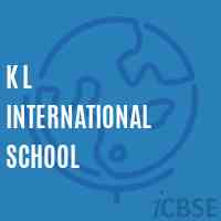 K L International School Logo