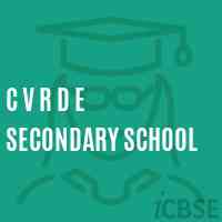 C V R D E Secondary School Logo