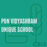 Pon Vidyashram Unique School Logo