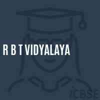 R B T Vidyalaya School Logo
