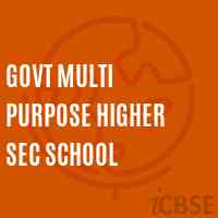 Govt Multi Purpose Higher Sec School Logo