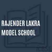 Rajender Lakra Model School Logo