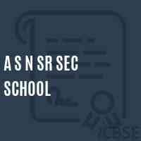 A S N Sr Sec School Logo