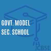 Govt. Model Sec. School Logo