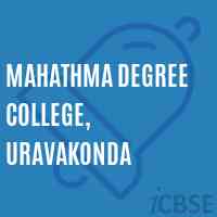 Mahathma Degree College, Uravakonda Logo