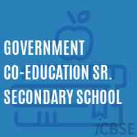 Government Co-Education Sr. Secondary School Logo