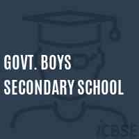 Govt. Boys Secondary School Logo