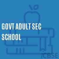 Govt Adult Sec School Logo