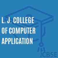 L. J. College of Computer Application Logo
