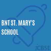 Bnt St. Mary'S School Logo