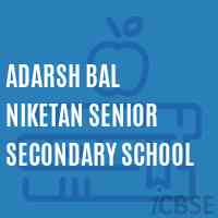 Adarsh Bal Niketan Senior Secondary School Logo