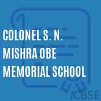 Colonel S. N. Mishra Obe Memorial School Logo