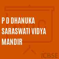 P D Dhanuka Saraswati Vidya Mandir School Logo