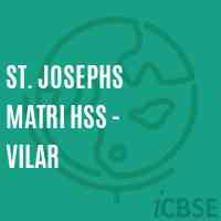 St. Josephs Matri Hss - Vilar Senior Secondary School Logo