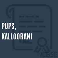 Pups, Kalloorani Primary School Logo