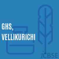 Ghs, Vellikurichi Secondary School Logo