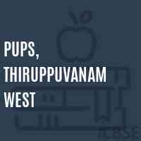 Pups, Thiruppuvanam West Primary School Logo