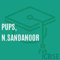 Pups, N.Sandanoor Primary School Logo