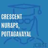 Crescent Nur&ps, Pottagavayal Primary School Logo