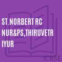 St.Norbert Rc Nur&ps,Thiruvetriyur School Logo