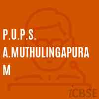 P.U.P.S. A.Muthulingapuram Primary School Logo