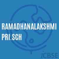 Ramadhanalakshmi Pri.Sch Primary School Logo