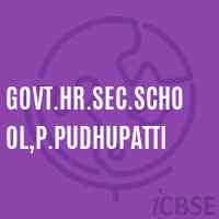 Govt.Hr.Sec.School,P.Pudhupatti Logo