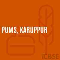 Pums, Karuppur Middle School Logo