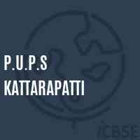 P.U.P.S Kattarapatti Primary School Logo
