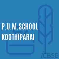 P.U.M.School Koothiparai Logo
