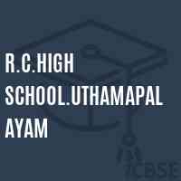 R.C.High School.Uthamapalayam Logo
