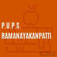 P.U.P.S. Ramanayakanpatti Primary School Logo