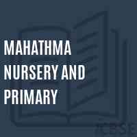 Mahathma Nursery and Primary Primary School Logo