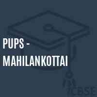 Pups - Mahilankottai Primary School Logo
