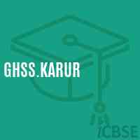 Ghss.Karur High School Logo