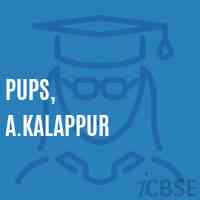 Pups, A.Kalappur Primary School Logo