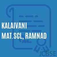 Kalaivani Mat.Scl, Ramnad Primary School Logo