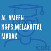 Al-Ameen N&ps,Melakottai,Madak Primary School Logo