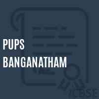 Pups Banganatham Primary School Logo