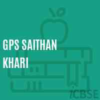 Gps Saithan Khari Primary School Logo