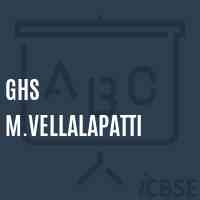 Ghs M.Vellalapatti Secondary School Logo
