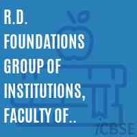 R.D. Foundations Group of Institutions, Faculty of Engineering, Kadrabad, Modinagar, Ghaziabad College Logo