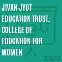 Jivan Jyot Education Trust, College of Education for Women Logo