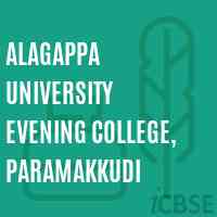 Alagappa University Evening College, Paramakkudi Logo