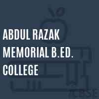 Abdul Razak Memorial B.Ed. College Logo