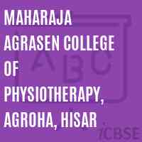 Maharaja Agrasen College of Physiotherapy, Agroha, Hisar Logo
