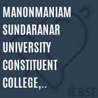 Manonmaniam Sundaranar University Constituent College, Kanyakumari Logo