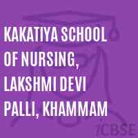 Kakatiya School of Nursing, Lakshmi Devi Palli, Khammam Logo