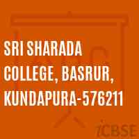 Sri Sharada College, Basrur, Kundapura-576211 Logo